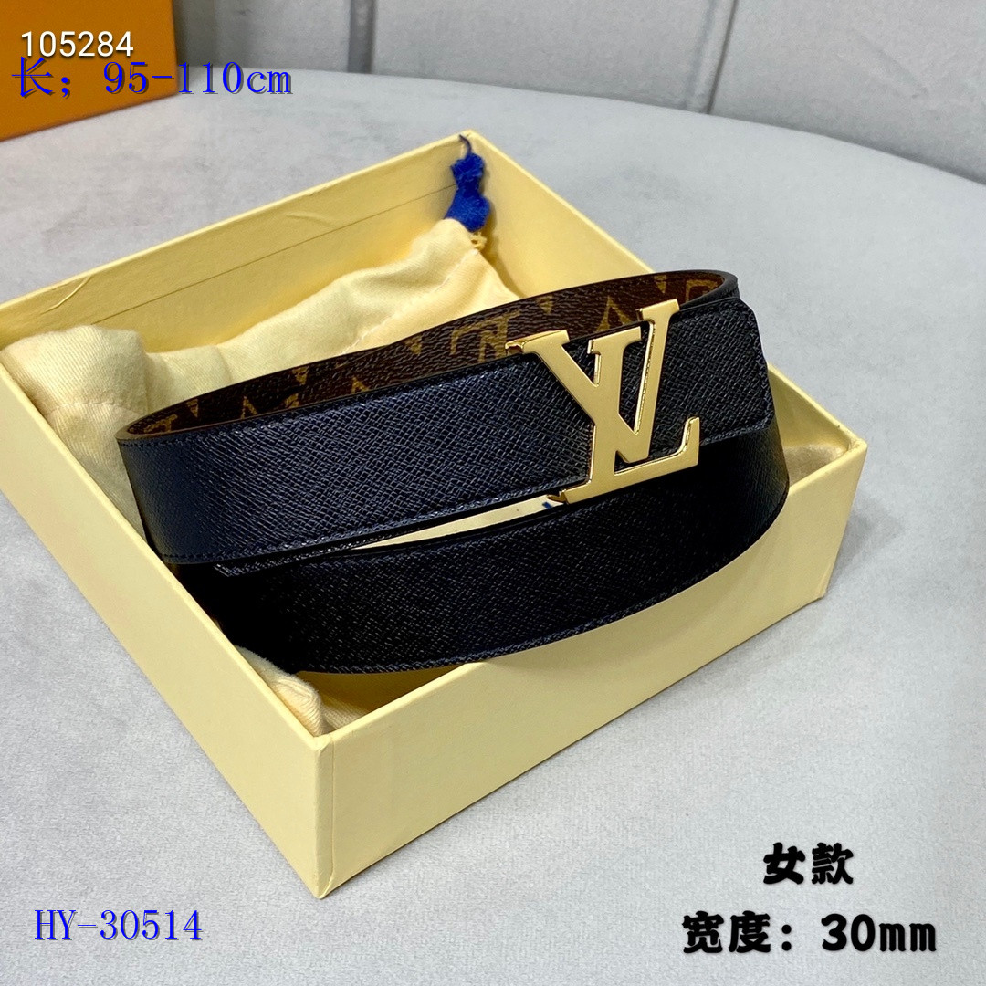 LV Belts 3.0 cm Width 222